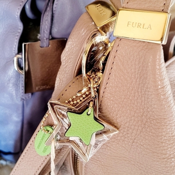 Furla Keychain Bag Charm Wasabi Star - Picture 2 of 6